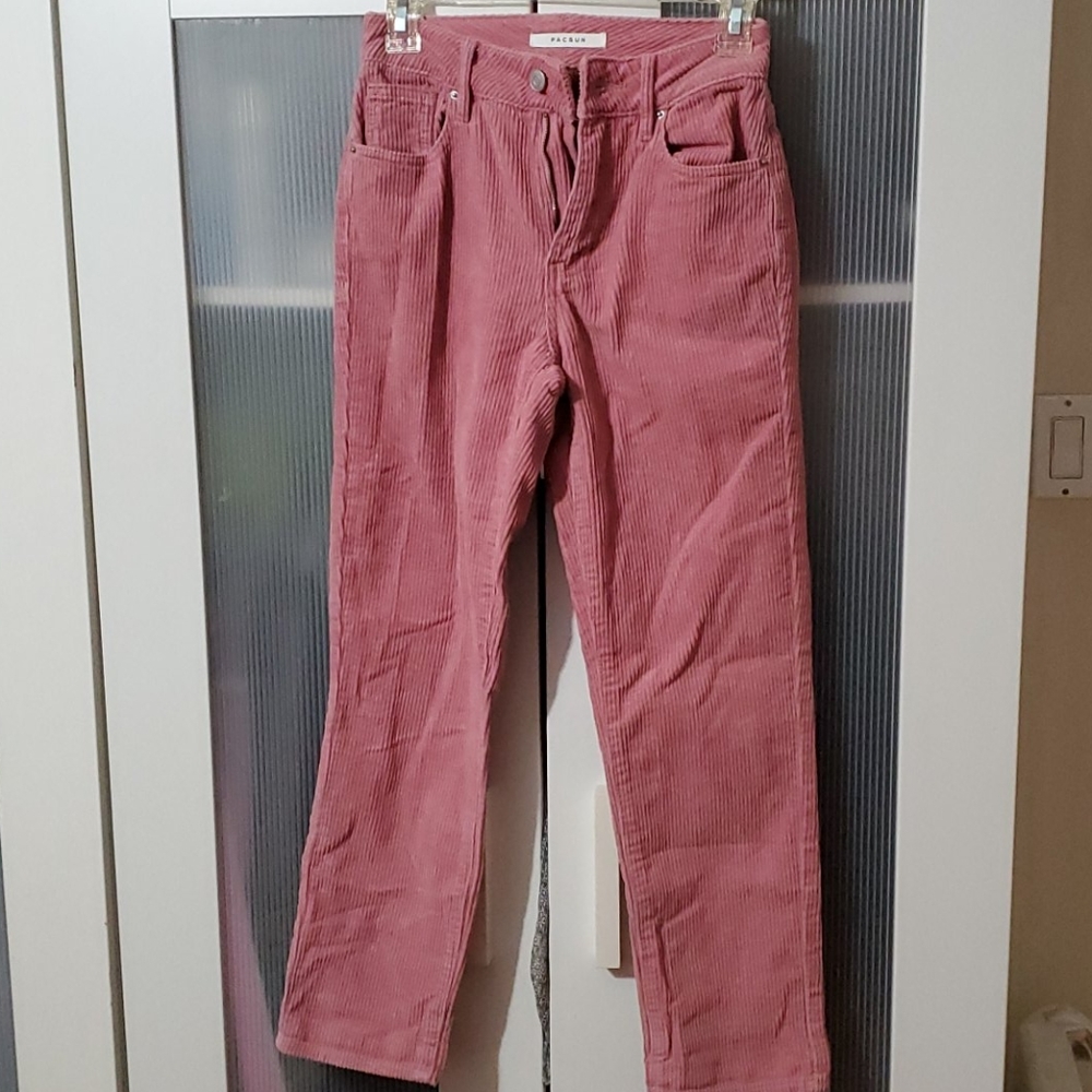 PACSUN CORDUROY MOM JEANS